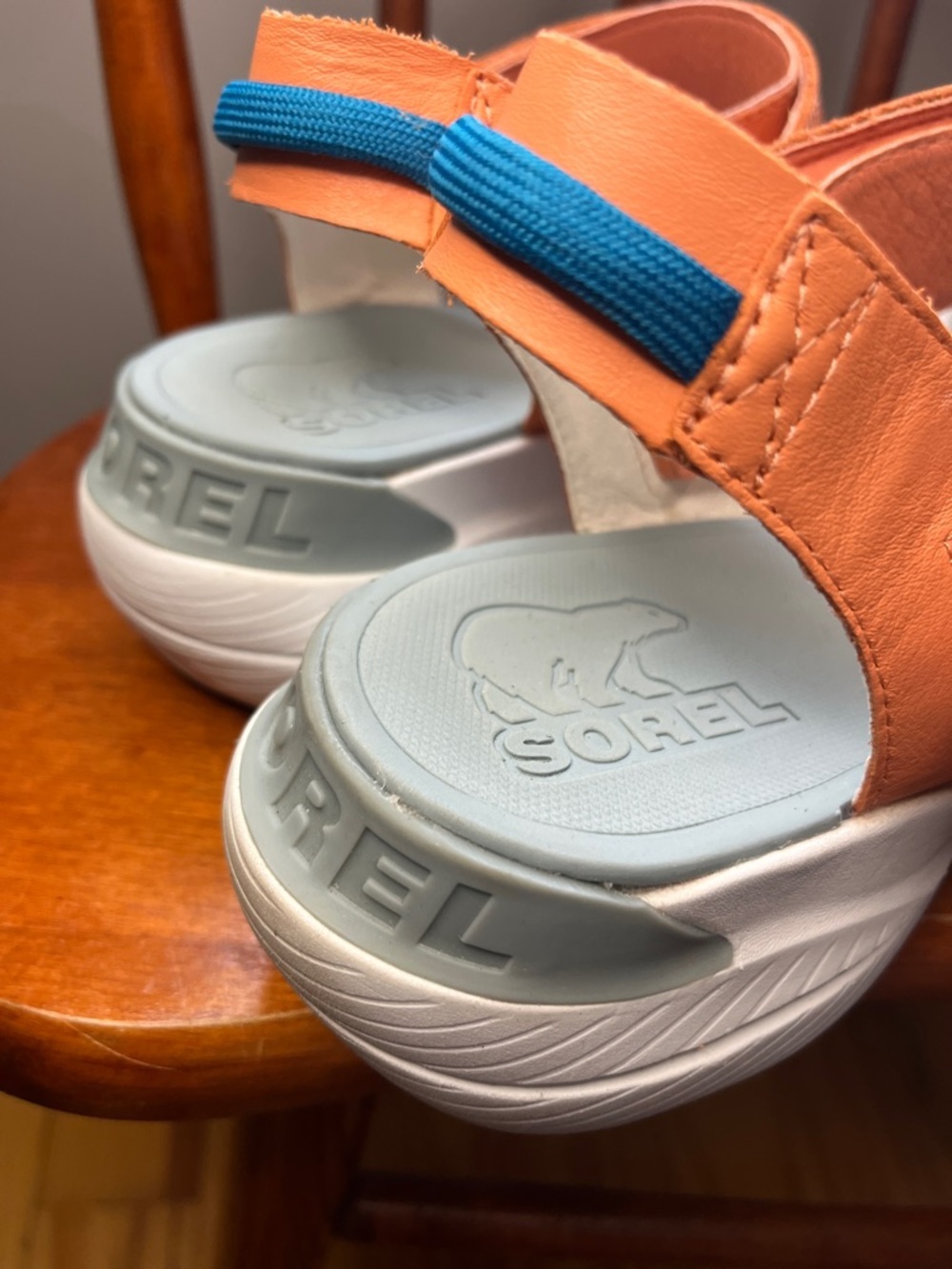 Sorel Women's Explorer Blitz Stride Sandals in the Paradiso/Peach Sea Salt Sz 10 - Picture 11 of 12